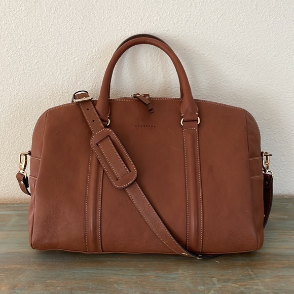 Josefina Leather Diaper Bag - Picture 2 of 9